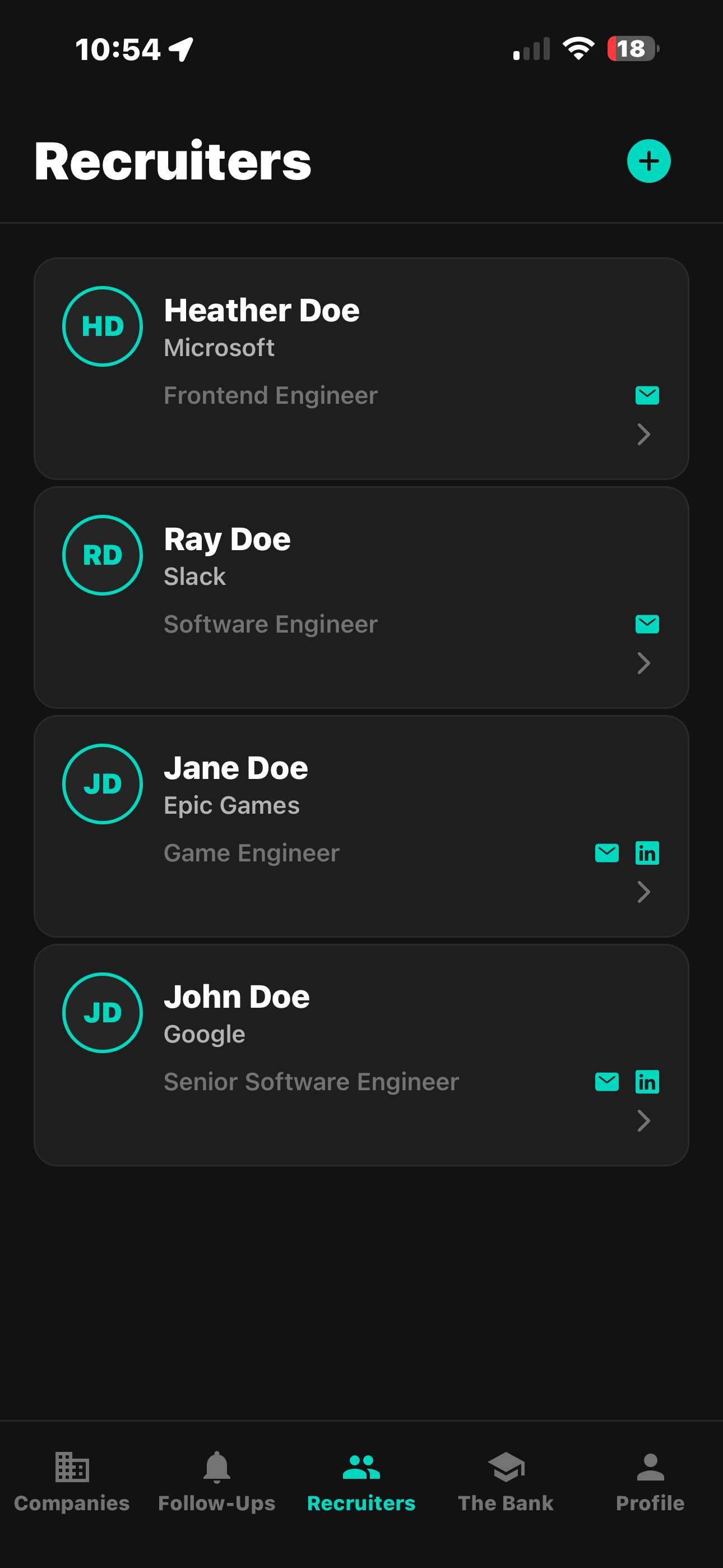 Recruiter Management